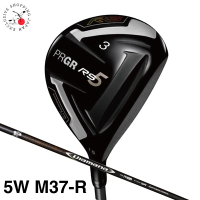 PRGR Golf RS 5 Series Fairway Wood 5W R Flex M37 Diamana Graphite Shaft Men New - Image 1 of 4