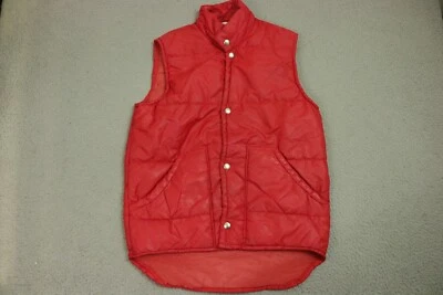 Chaqueta de Colección Active Generation Para Hombres Pequeña Abrigo a Presión Chaleco Puffer Rojo Informal EE. UU. Foto 1 de 4