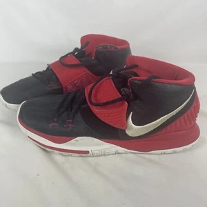 Nike Air Zoom Kyrie Irving 6 TB Black White University Red Size 14  CK5869 004 - Picture 1 of 8