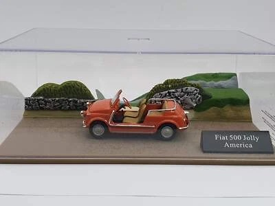 Fiat 500 Jolly Ghia America Edicola 1/43 Viola - Immagine 1 di 3