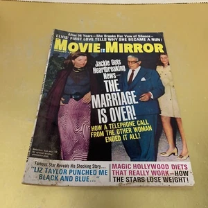 August 1971 Movie Mirror Liz Taylor, Elvis' first love NUN - Picture 1 of 11