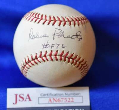 Robin Roberts HOF 76 JSA Coa Autograph National League ONL Signed Baseball - Image 1 of 2