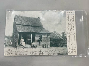 1906 Typical Home Black American Photo Postcard post Mark, Pinebluff, Arkansas - Picture 1 of 2