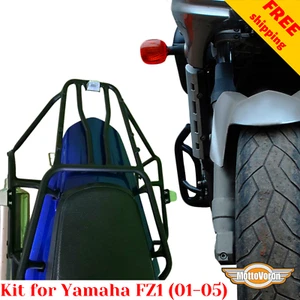 For Yamaha FZ1 Engine guard FZS 1000 Fazer Luggage rack system Kit 2001-2005 - Picture 1 of 12