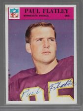 1966 Philadelphia Paul Flatley #109 Minnesota Vikings Signed Autographed Card