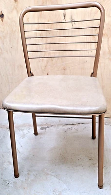 Silla plegable de metal de colección Cosco MCM Gateleg bronce tostado mediados de siglo moderna Foto 1 de 4