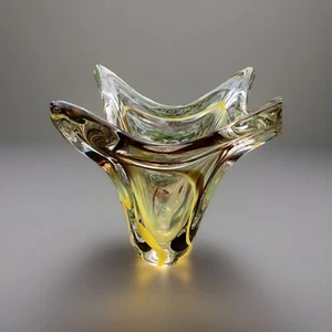 Cuenco de cristal Design Max Verboeket, Maastricht Holanda; soporte firmado - Imagen 1 de 16