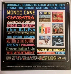 Original Soundtracks and Music from the Great Motion Pictures -Vinyl LP  1962. - Picture 1 of 5