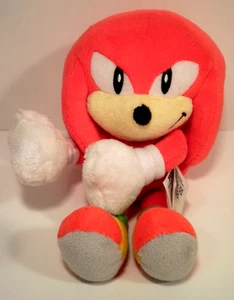 Tomy Sonic Hedgehog Knuckles Sega Plüschtier 9 Zoll T22355 Stofftier Orange Stuffie - Bild 1 von 11