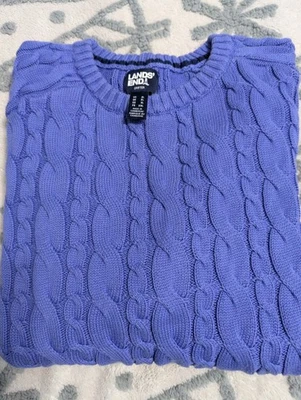 Lands End Cotton Jumper XL 20/22 NEW UNWORN EXCELLENT QUALITY - Image 1 of 4