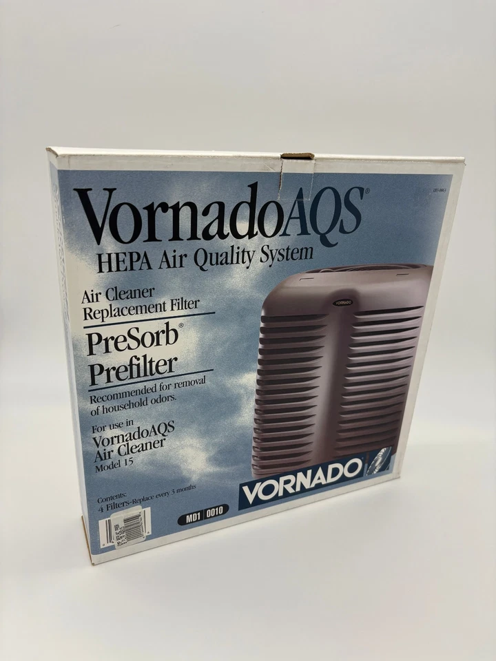 Prefiltros de preabsorción de repuesto Vornado MD1-0010 (paquete de 4 12 meses) para AQS modelo 15 Foto 1 de 4