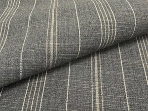 Tela exterior a rayas perennes - rayas Sutton / Gunmetal 4,65 yardas 825-209 - Imagen 1 de 3
