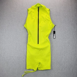 TA3 Damen 2X ärmellos Surfy Shortie Body Spitze Badeanzug Acid Green Neu mit Etikett LESEN - Bild 1 von 12