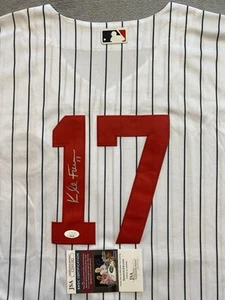 CINCINNATI REDS- KYLE FARMER AUTOGRAPH #17 FIELD OF DREAMS 2022 NIKE JERSEY JSA - Picture 1 of 4