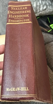 Nuclear Engineering Handbook By Etherington First Edition 1958 McGraw Hill Foto 1 de 4