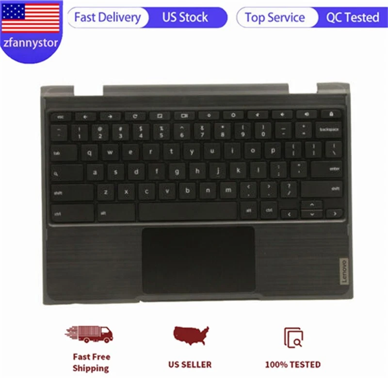 For Lenovo 300E Chromebook 2nd Gen Laptop Palmrest Keyboard Touchpad 5CB0T79502