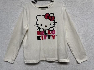 Hello Kitty Sanrio Manga Larga Blanco Niñas Talla 10 - Imagen 1 de 6