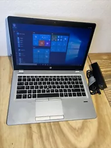 HP Folio 9470m i5-3437U 1.9GHz 8GB 240GB SSD 1600x900 Webcam Win 10 Slim Laptop - Picture 1 of 6