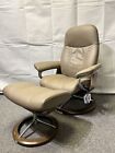 Ekornes Stressless ?Consul' Recliner with signature base Size Small (896)