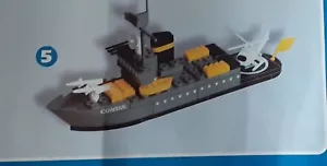 tente de barcos, incluye 2 barcos, uno grande y otro pequeño, instrucciones - Imagen 1 de 2
