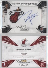 2010-11 Panini Rookies & Stars Team /455 Dexter Pittman RPA Rookie Patch Auto RC