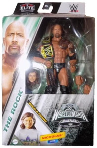 WWE THE ROCK ELITE WRESTLEMANIA ACTION FIGURE - Picture 1 of 1