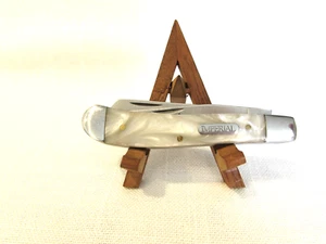Imperial Schrade IMP13L Large Trapper Folding Pocketknife w/Ox Horn Look Handle - Picture 1 of 9
