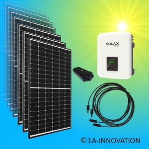 Solaranlage 4000Watt Komplettpaket 4 KW Solar Anlage dreiphasige Netzeinspeisung - Bild 1 von 2