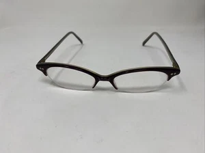 PRODESIGN P2026 C400522 48/16 BURGUNDY PURPLE HALF RIM EYEGLASSES NY07 - Picture 1 of 8
