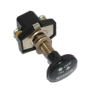 New Long On Off Push Pull Switch 12v 5AMP + Screws Terminals Long Thread Rod @OC - Picture 1 of 5