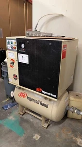 Ingersoll Rand Schraubenkompressor mit Trockner - 7,5 PS - 125 PSI - 80 Gallonen - Bild 1 von 14