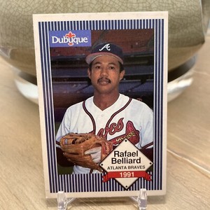 1991 Atlanta Braves Dubuque Baseball Card - Rafael Belliard