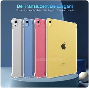 Funda transparente a prueba de golpes para iPad 10a 9a 7a 6a 5a 4a 3a 2a 1a generación - Imagen 1 de 9