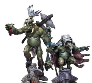 Kit Modelo Resina 1/24 Duendes Orco Guerrero y Chamán Warcraft Cuentos de Hadas Sin Pintar - Imagen 1 de 3