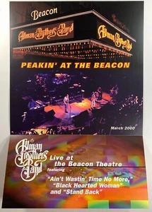ALLMAN BROTHERS Live Beacon Theatre 12x18 PROMO Flat POSTER / Tour Blank 2 Sided - Picture 1 of 2