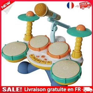 fr Jouets musicaux pour bébé, cadeaux, ensemble de jouets de tambour de Jazz pou - Photo 1/7