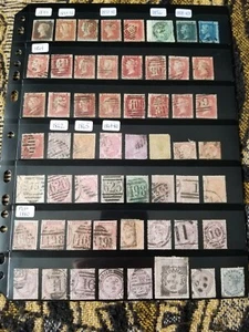 Great Britain Stamp Collection - All Queen Victoria - 2 Pages - Used - R146 - Picture 1 of 2