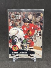 Chris Chelios 1991-92 Pro Set NHL Awards Special Celebration of Excellence #AC15