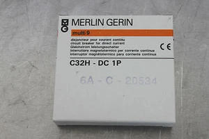 INTERRUPTOR DE CIRCUITO MERLIN GERIN C32H-DC 25AMP 1 POLO 127VAC NUEVO - Imagen 1 de 1