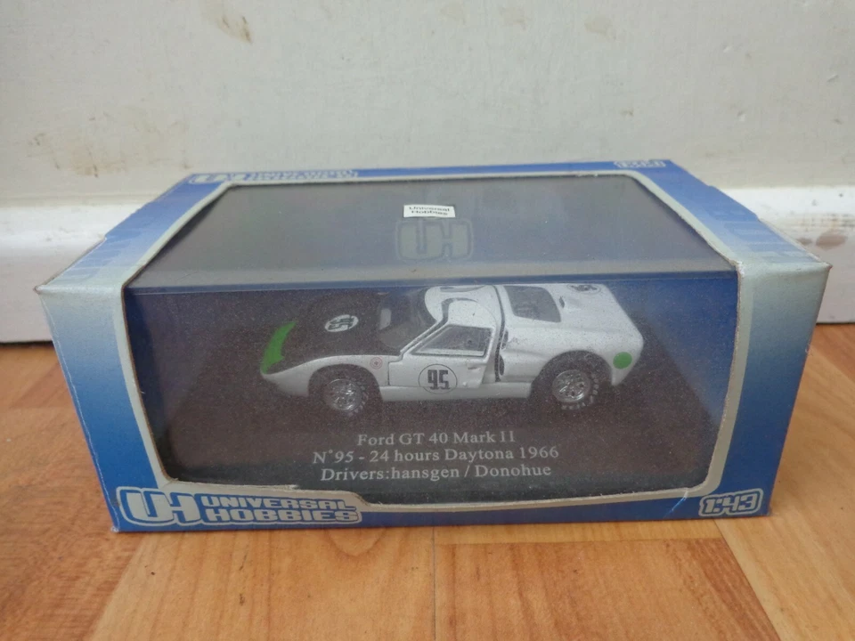 1/43 Universal Hobbies Ford GT40 Mark II Daytona 1966 #95 Hansgen / Donohue Auto - Immagine 1 di 1