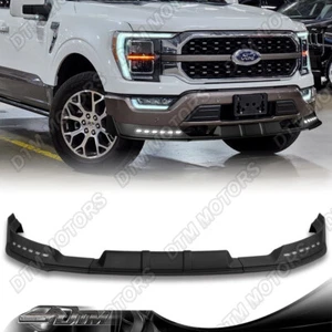 Kit de carrocería de parachoques delantero luz de señal de giro LED secuencial para Ford F150 21-23 - Imagen 1 de 13