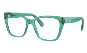 New Swarovski Eyeglasses SK 2008 1029 Crystal Green Optical Frame 53-17-140 - Picture 1 of 6