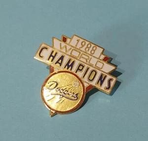 PIN / PINS /  Pins 1988 WORLD CHAMPIONS DODGERS Peter David BASEBALL Vintage - Photo 1 sur 1