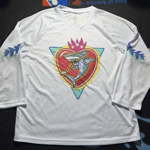 Camiseta deportiva nocturna San Jose Sharks Heart Los Tiburones Herencia Hispana para hombre XL - Imagen 1 de 6
