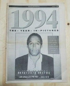 NY Daily News Newspaper 1994 Rangers Mark Messier Stanley Cup OJ Simpson - Picture 1 of 9