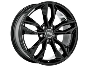 Cerchio in Lega MSW 71 in 8x19 ET45 Foratura 5x112 Colore Gloss Black - Imagen 1 de 2