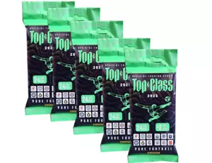 Figurine Panini Top Class 2025 / 5x Fat Pack Booster je 24x Cards & 2 Holo - Foto 1 di 2