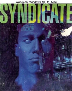Syndicate Plus PC Mac Game 1994 American Revolt Windows 10 11 - Picture 1 of 2