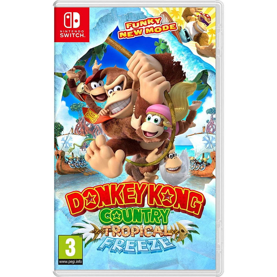 Donkey Kong Country: Tropical Freeze (Nintendo Switch, 2018)