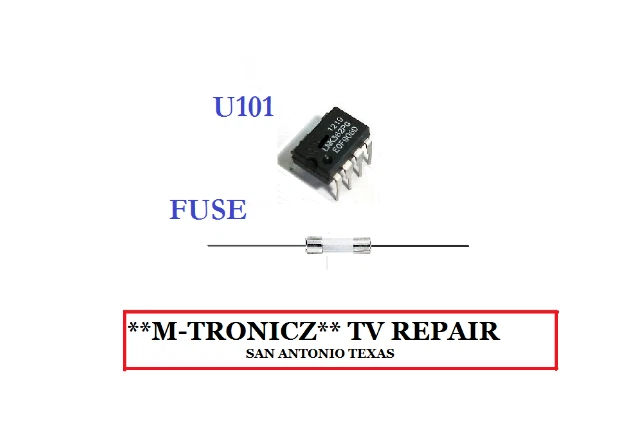 SHARP 272217190441  HR-PSL46-2-MED  (PLDG-P009A)  3PAGC20025A-R  FUSE + IC  U101 - Image 1 of 1